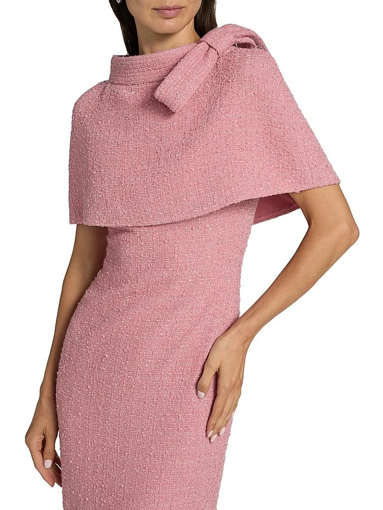 Badgley Mischka Boucl Capelet Midi-Dress - Dresses & Skirts - Free  Shipping - BeyondStyle