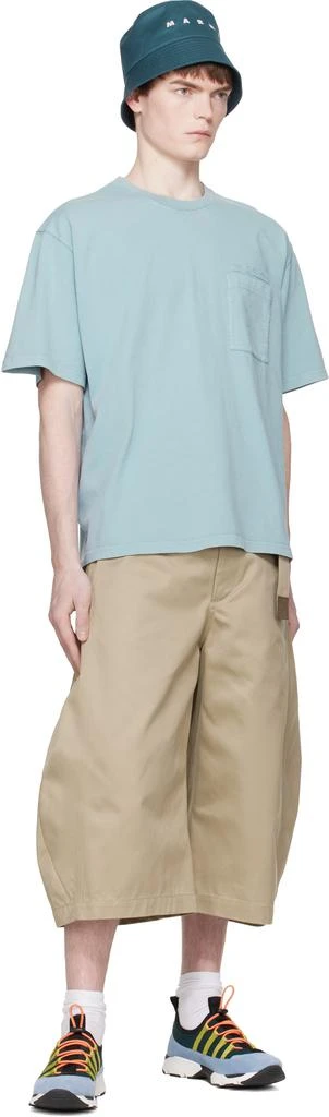 Marni Green
Blue Lycra Lace-Up Running Sneakers 5