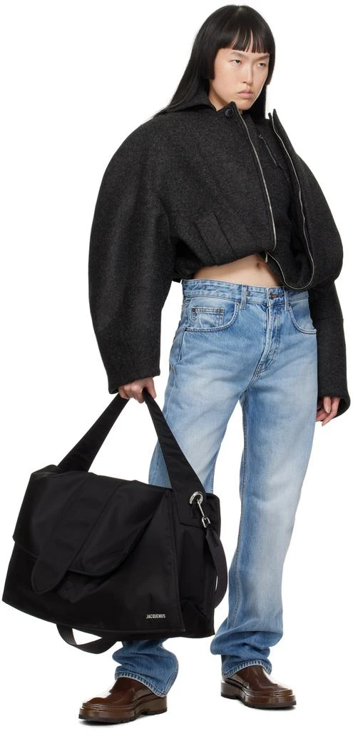 JACQUEMUS Black Le Chouchou 'Le Bambino De Voyage' Duffle Bag 4