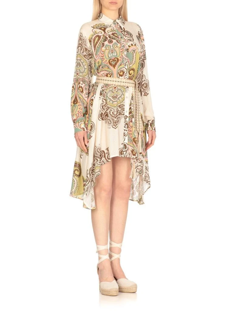 MISS BIKINI Asymmetrical Viscose Dress With Lurex Details 2