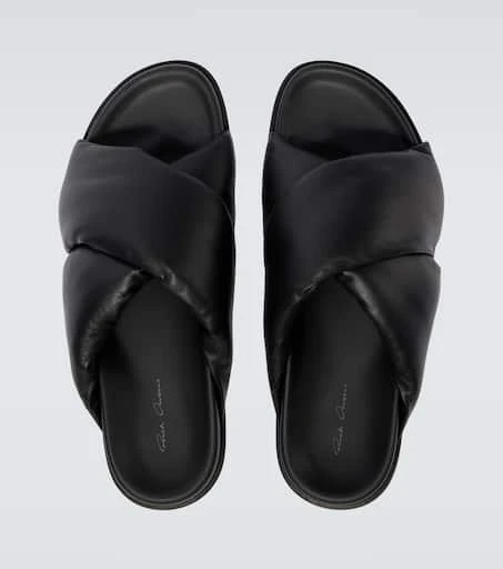 Rick Owens Donut Granola leather sandals 4