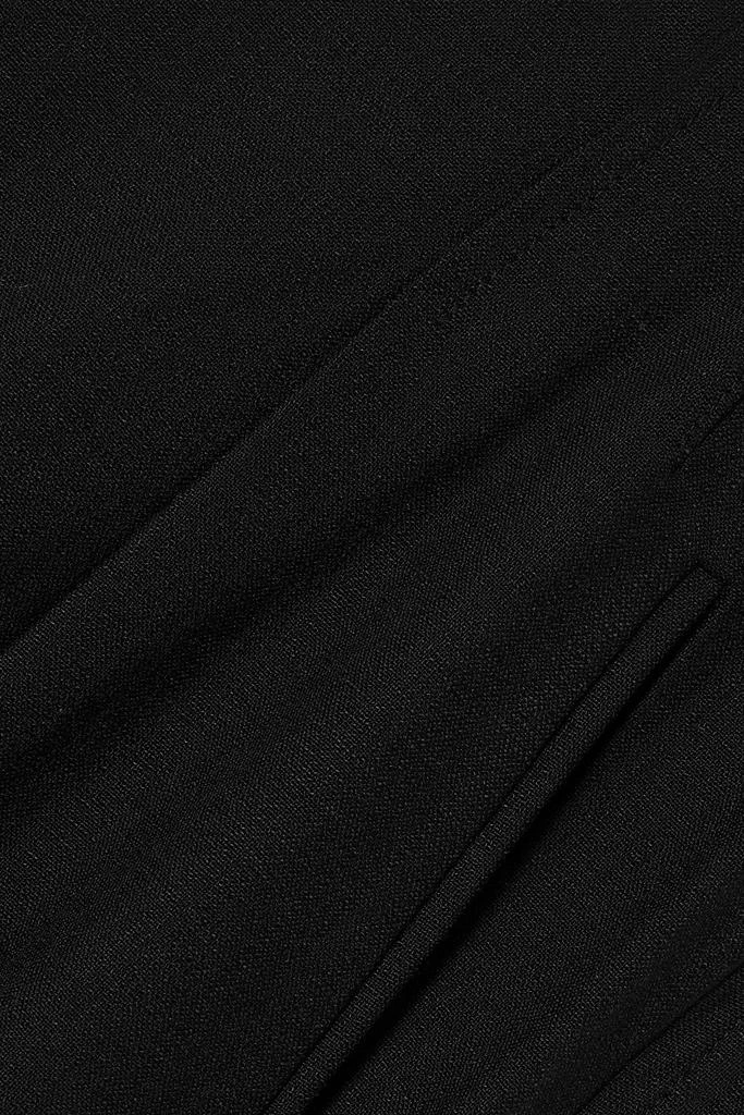 Cult Gaia Tasha cutout pleated woven wide-leg pants 4