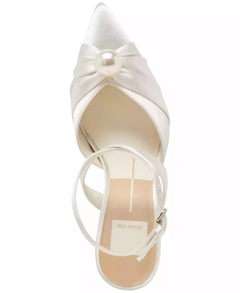 Dolce Vita Women's Kaysey Pointed-Toe Pearl Pumps 4