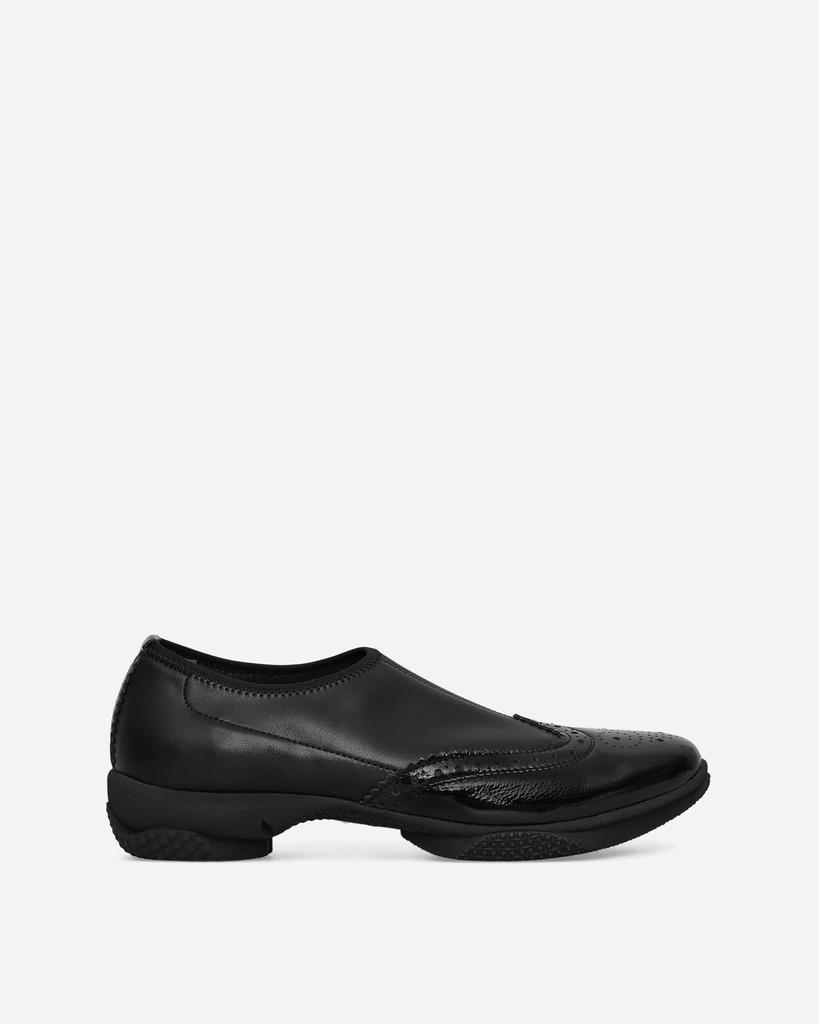 Kiko Kostadinov Sonia Slip On Brogue Shoes Onyx Black