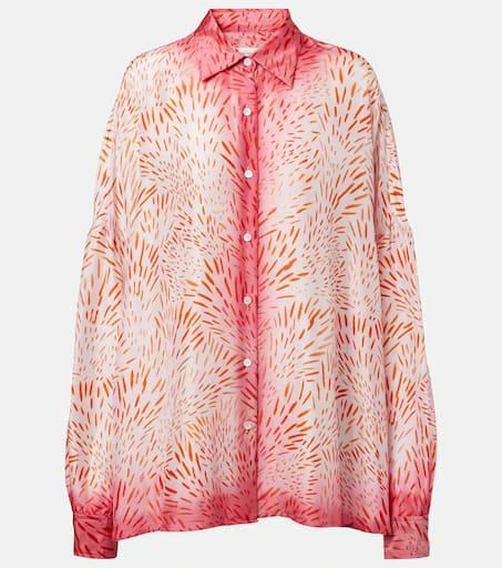 Dries Van Noten Printed silk shirt 1