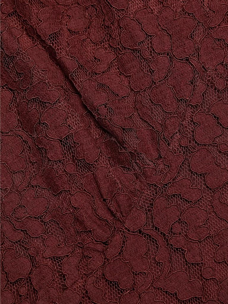 DÔEN Katarina Lace Fit & Flare Short-Sleeve Midi-Dress 7