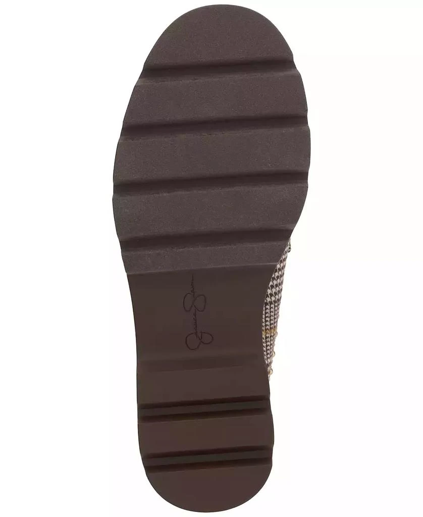 Jessica Simpson Women's Uma Platform Lug-Sole Tailored Slip-On Loafers 5
