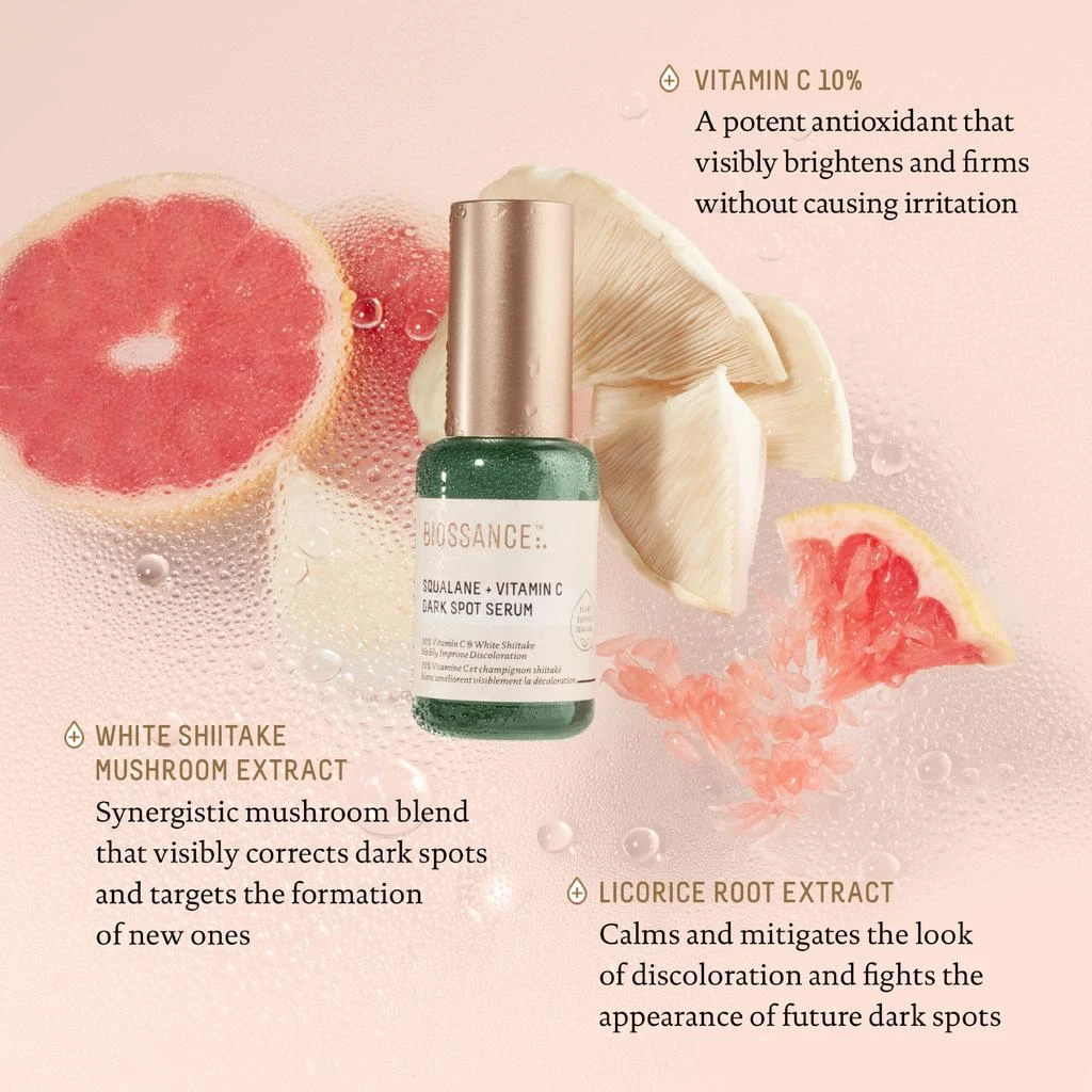 BIOSSANCE Squalane + Vitamin C Dark Spot Serum 6