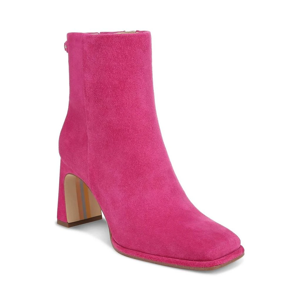Sam Edelman Irie Womens Suede Square Toe Booties 7
