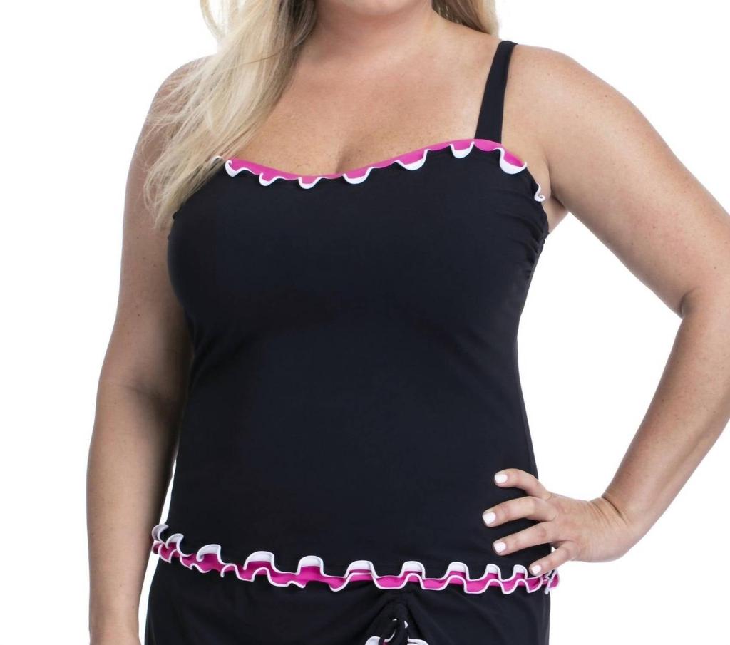 Profile by Gottex Profile By Gottex - Shirred Tankini Top - Plus