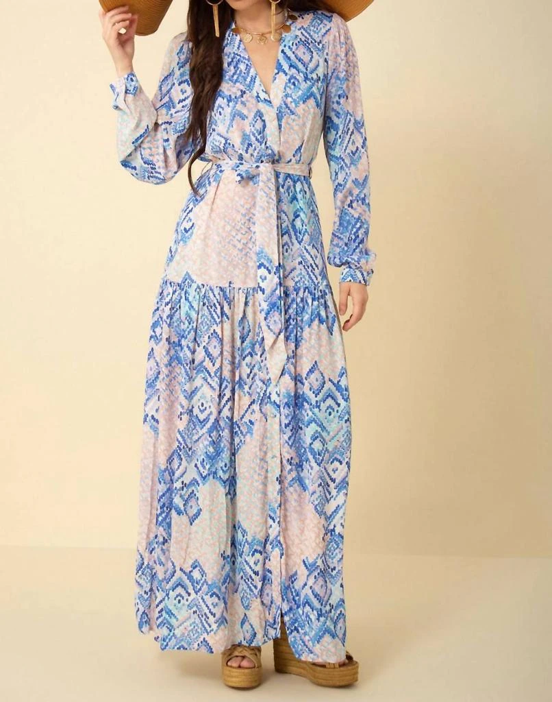 Hale Bob Hale Bob - Paisley Button Front Maxi Dress 1