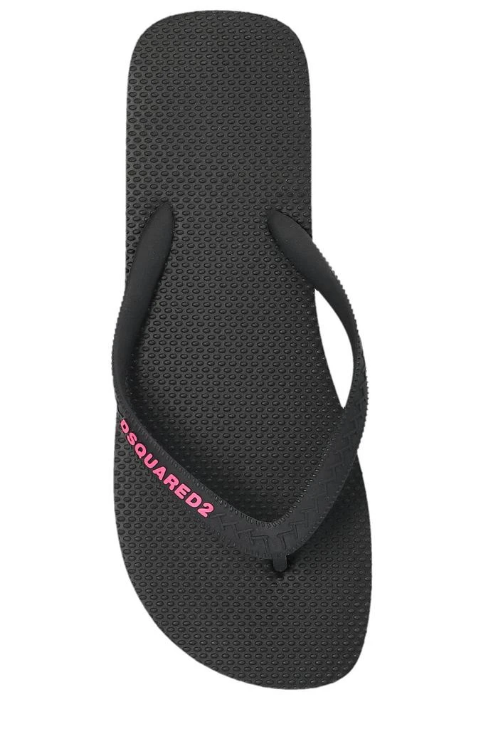 DSQUARED2 Dsquared2 Logo Detailed Flip Flops 4