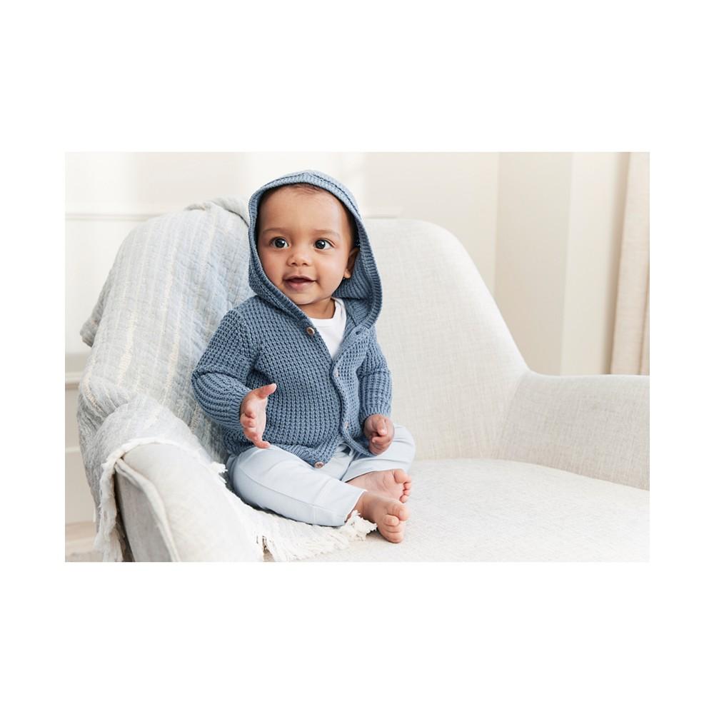 Carter's Baby Boys Hooded Cotton Cardigan