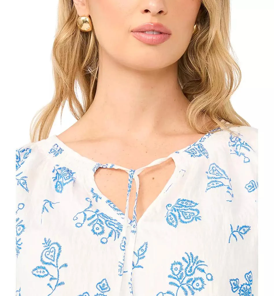 Vince Camuto Women
s Tie-Neck Peasant Blouse 3