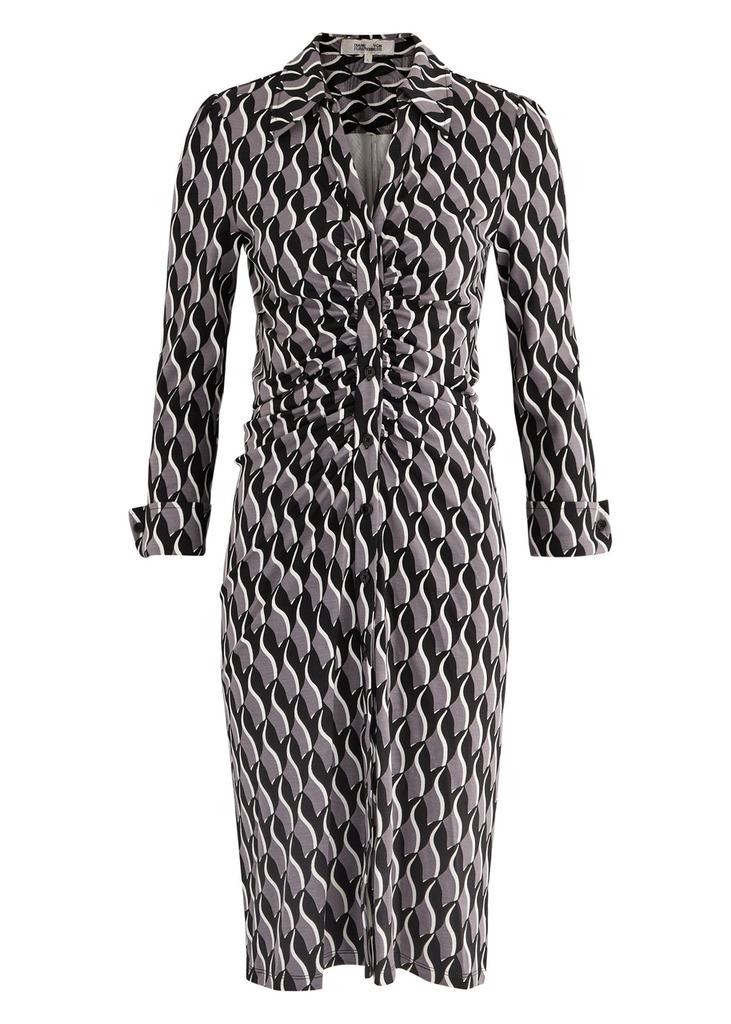 Diane von Furstenberg Sheshka printed jersey shirt dress