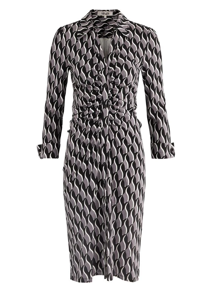 Diane von Furstenberg Sheshka printed jersey shirt dress 1