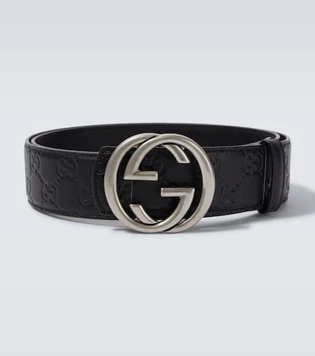 Gucci Interlocking G reversible leather belt - Belts - Free  display picture 3