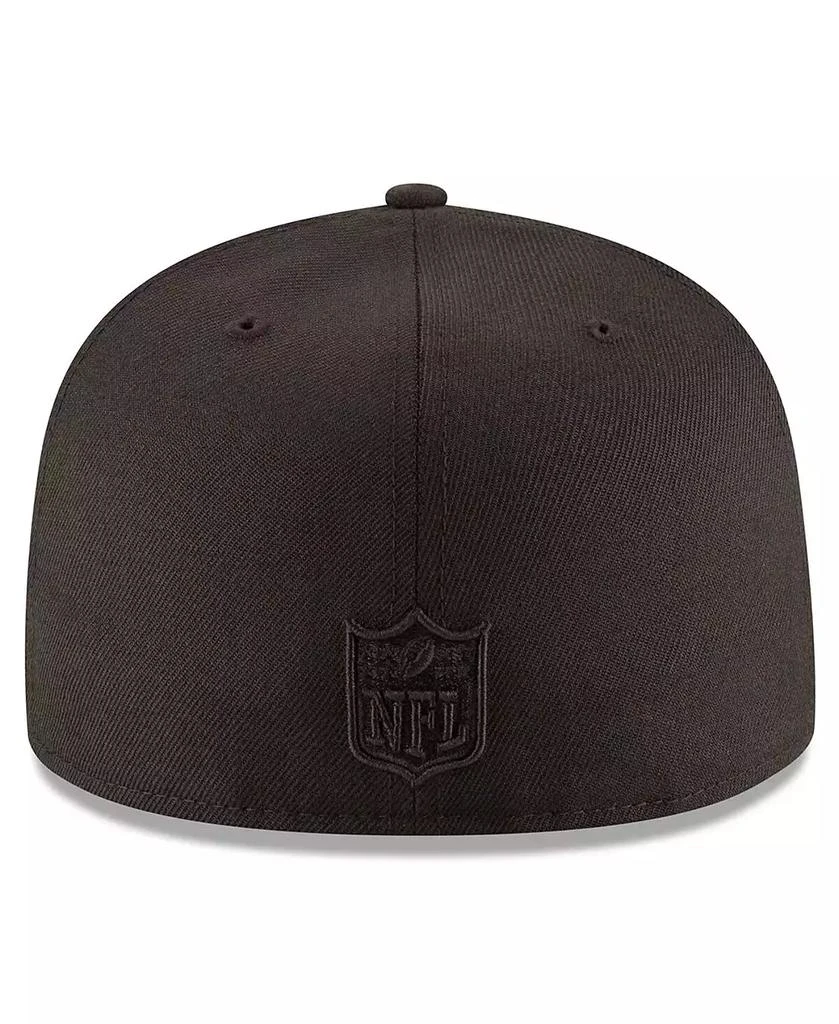 New Era Men's Black Philadelphia Eagles Super Bowl LIX Champions Tonal Side Patch 59FIFTY Fitted Hat 2