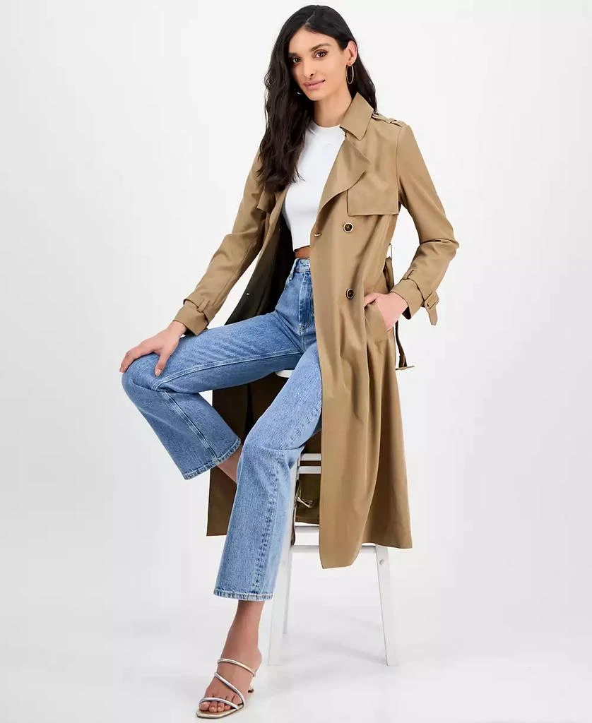 GUESS Women's Maya Unstructured Trench Coat 2