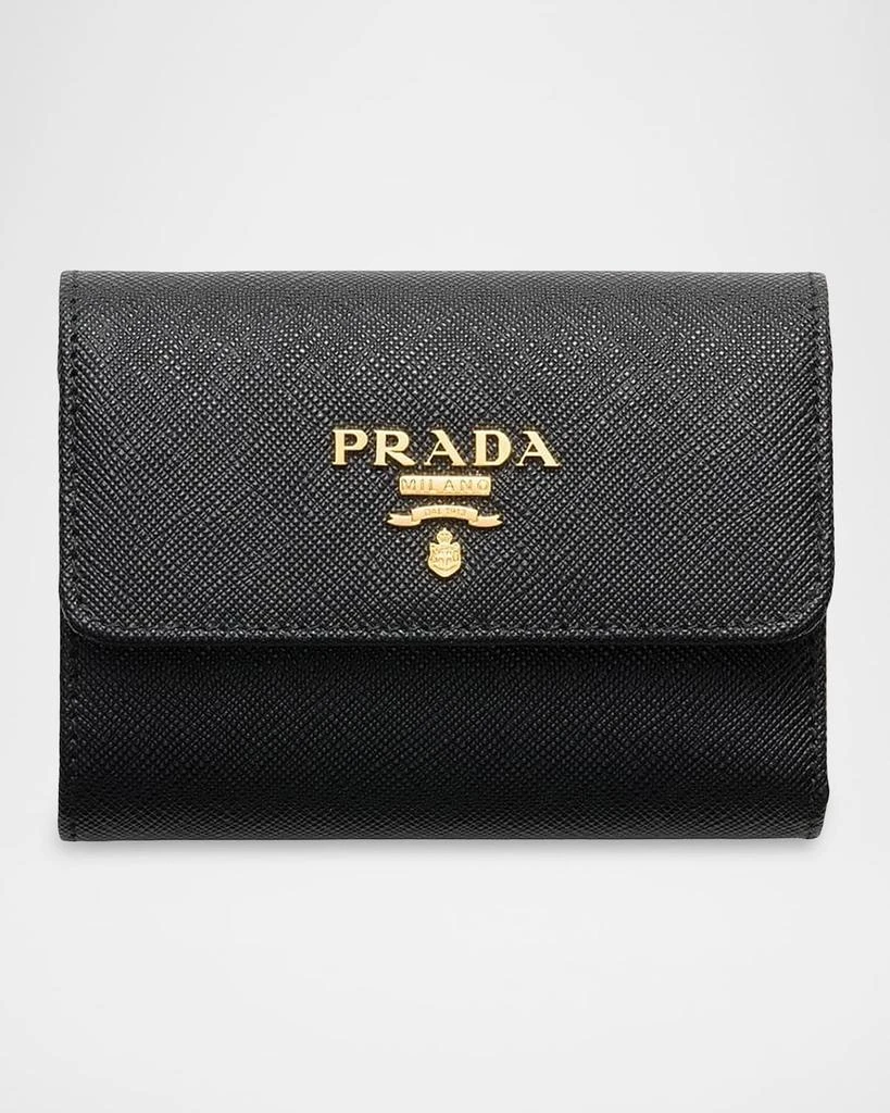 Prada Small Saffiano Leather Wallet 1