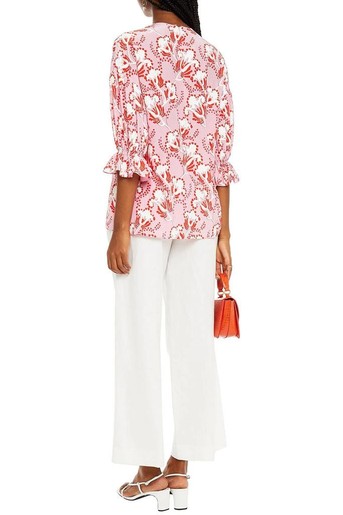 Valentino Printed silk crepe de chine blouse 3