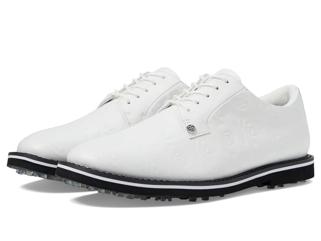 GFORE Gallivanter Debossed Skull & Ts Leather Golf Shoes 1