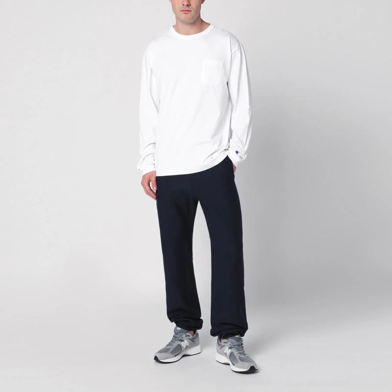 CHAMPION White long-sleeved T-shirt 2