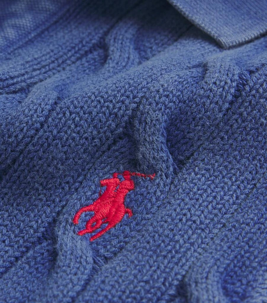 Ralph Lauren Sleeveless Polo Cable-Knit Sweater 5
