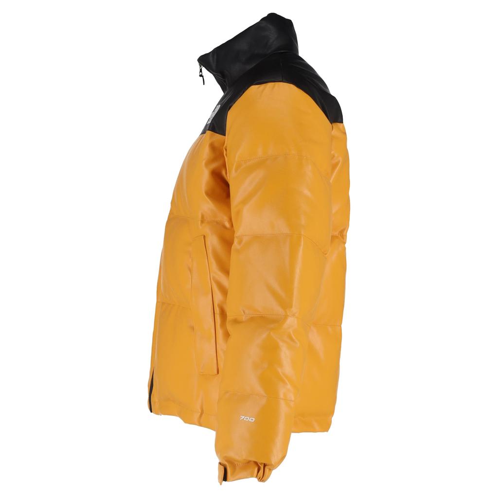 Supreme x The North Face Nuptse Jacket in Yellow Leather