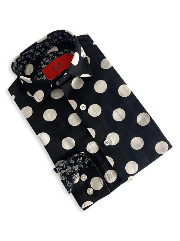 Elie Balleh Boy's Polka Dot Dress Shirt 1
