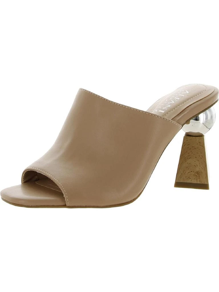 Alfani Magnolea Womens Peep Toe Slip On Heels 6