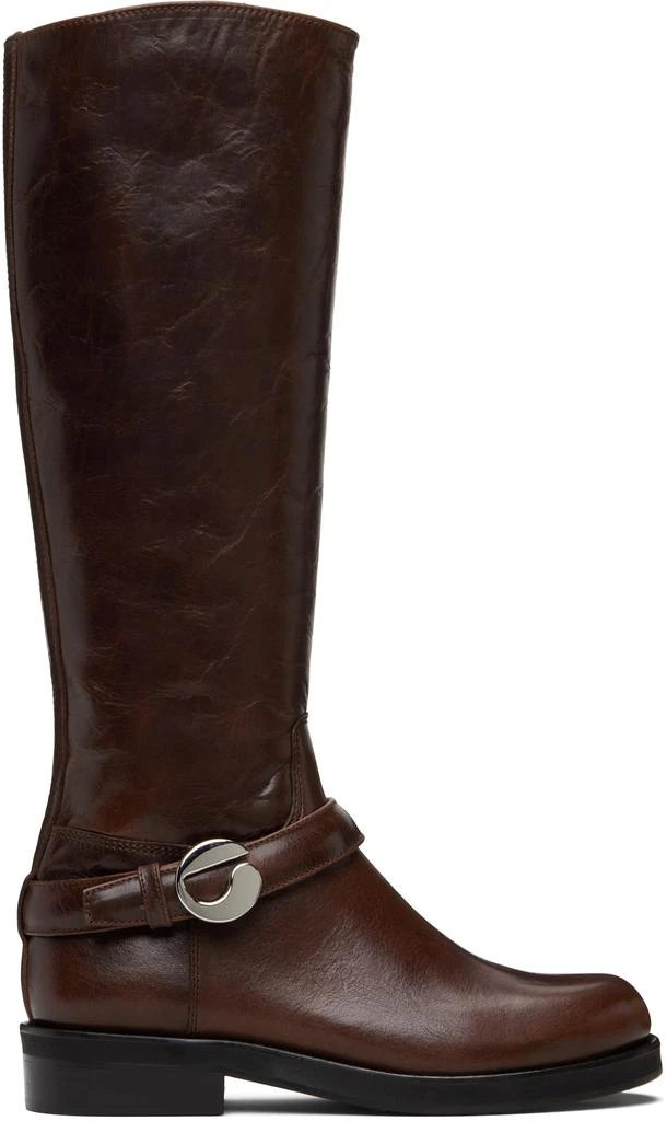 COPERNI Brown Belt Cavalier Tall Boots 1