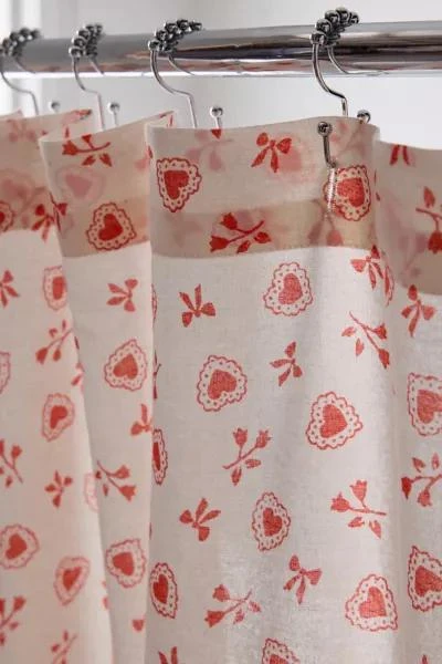 Urban Outfitters Sweetheart Ditsy Patterned Shower Curtain 3