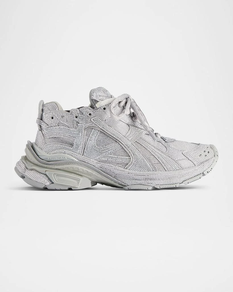 Balenciaga Runner Rhinestone-Embellished Fashion Sneakers 1