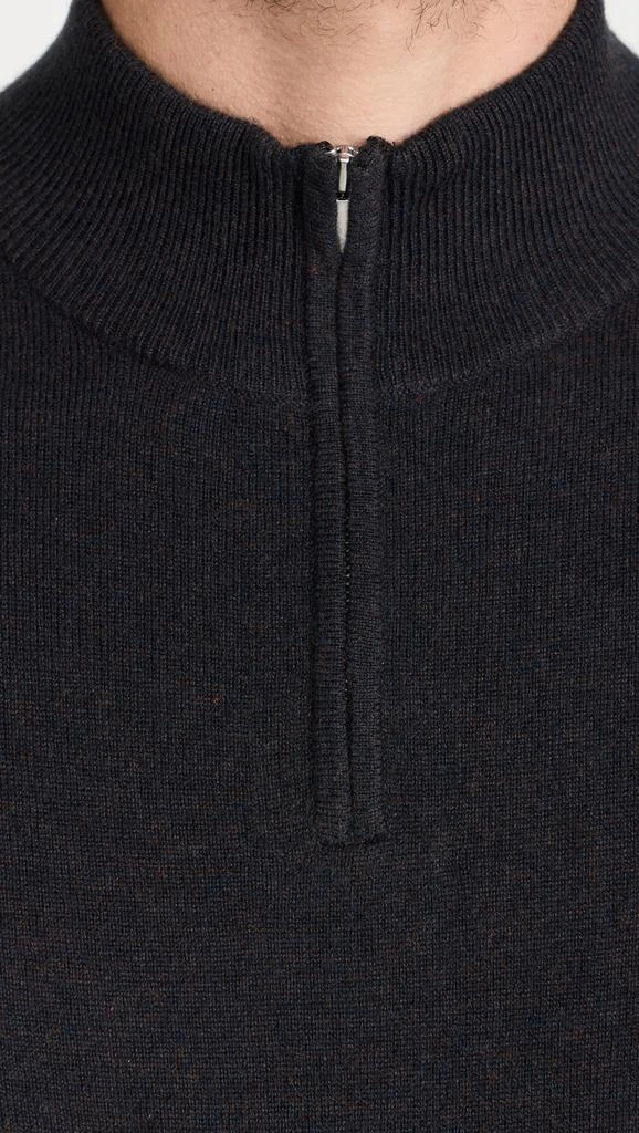 Theory Hilles Cashmere Quarter Zip Sweater 5