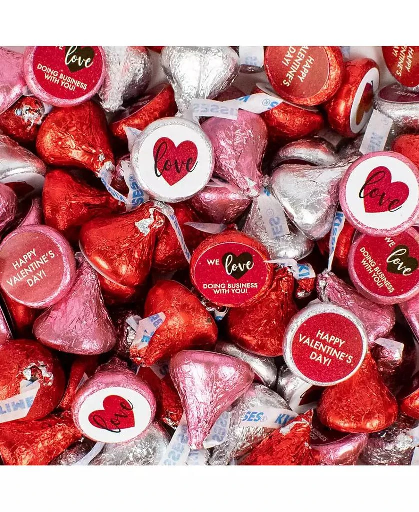 Just Candy Valentine
s Day Candy Red Hershey
s Kisses Milk Chocolate, 90 Pieces