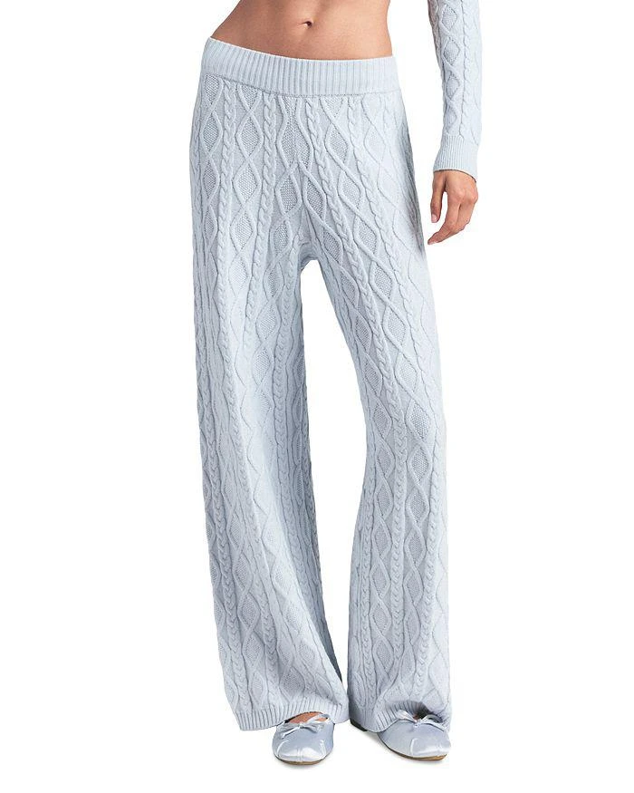 SKIMS Snow Bunny Cable Knit Pants