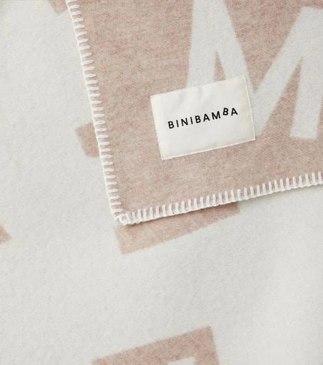 Binibamba Baby logo wool blanket 3