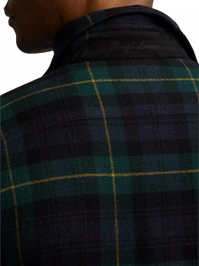 Ralph Lauren Wool & Cashmere Plaid Shirt 6