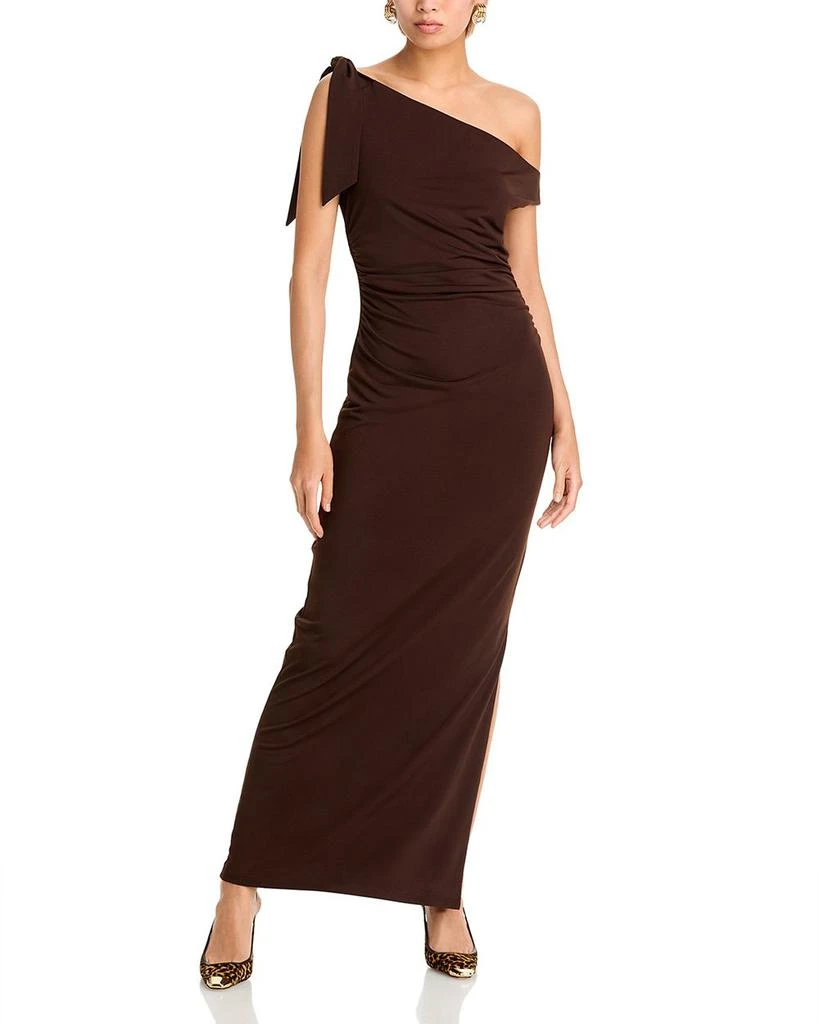 Wayf Say Less Ruched Midi Dress 1
