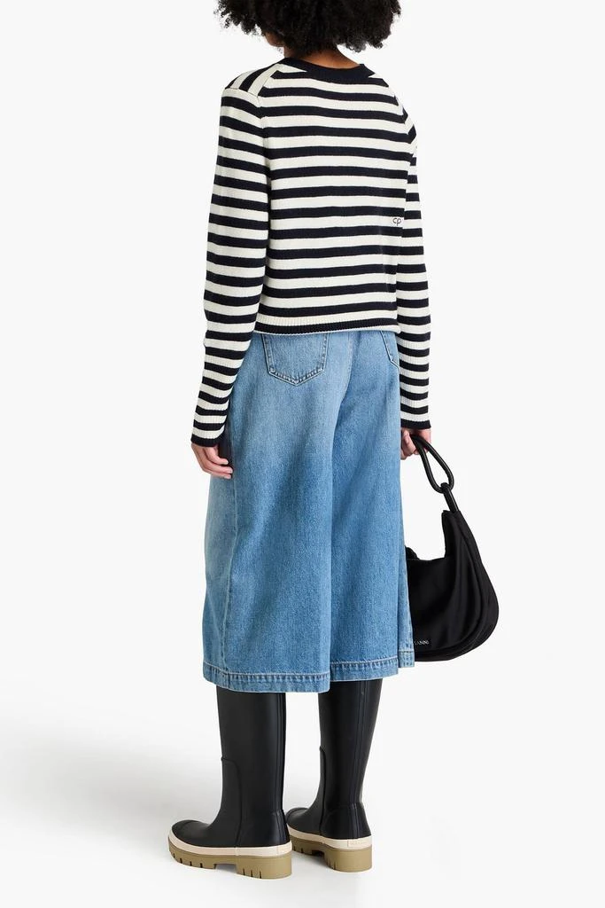 Chinti & Parker Striped wool and cashmere-blend sweater 3