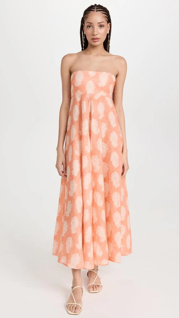 Zimmermann Devi Bandeau Midi Dress 6