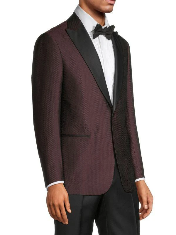 Giorgio Armani Textured Silk-Blend Dinner Jacket 3