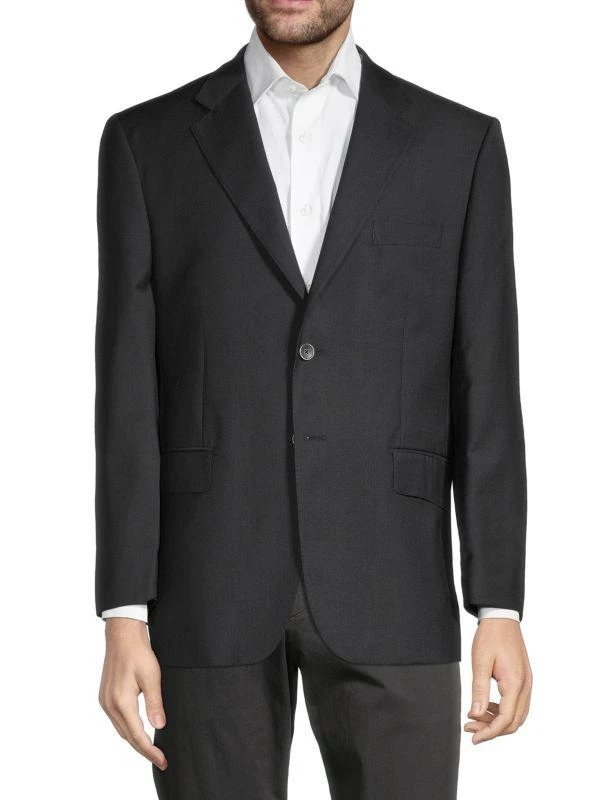 Saks Fifth Avenue Modern Fit Wool Blazer 1