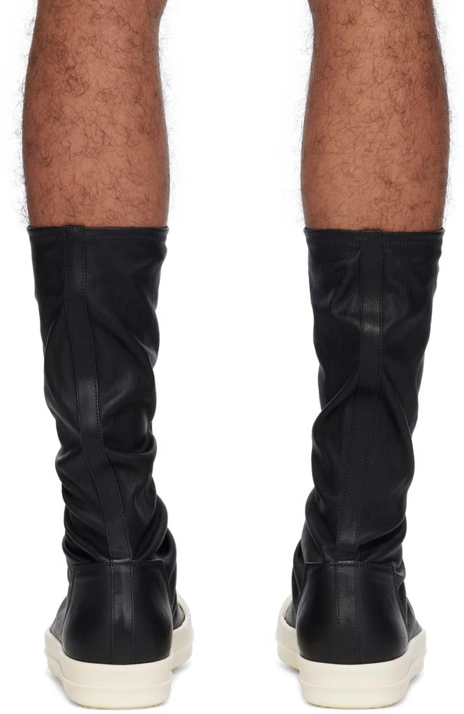 Rick Owens Black Portervile Sock Sneakers 2