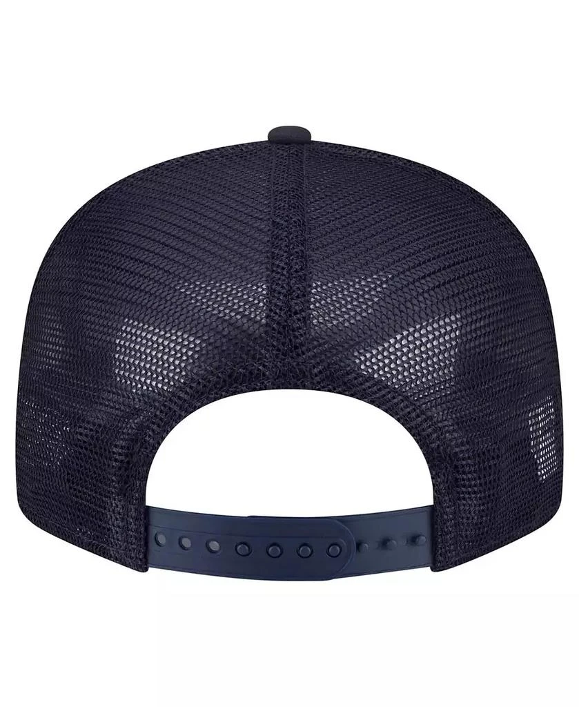 New Era Men's Navy Notre Dame Fighting Irish Split Panel 9FIFTY Snapback Trucker Hat 4