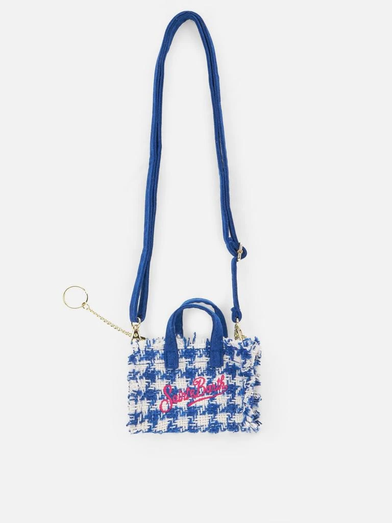 Mc2 Saint Barth Wooly Key Holder With Pied De Poule Pattern 1