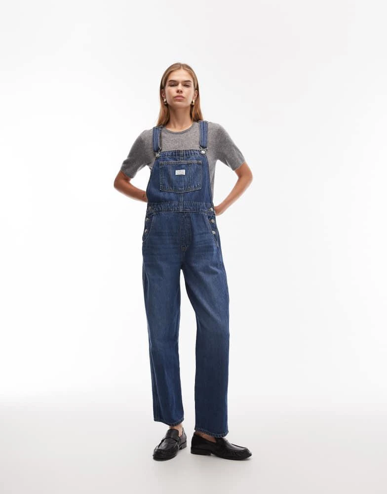 Levi's Levi's vintage overall dungarees in dark wash 1