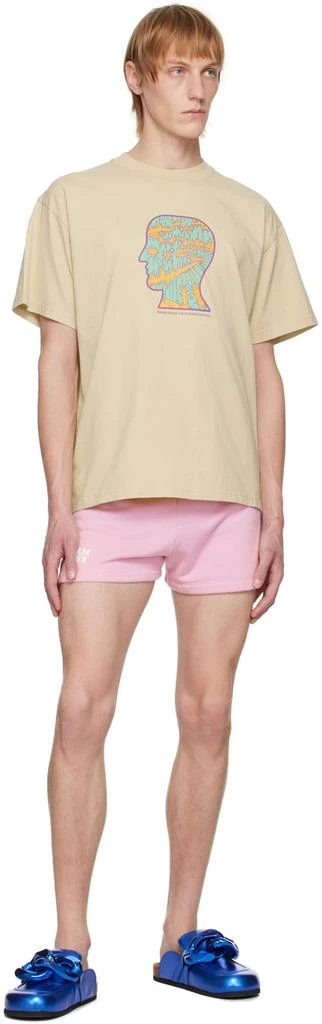 Liberal Youth Ministry SSENSE Exclusive Pink Dream Center Shorts 4