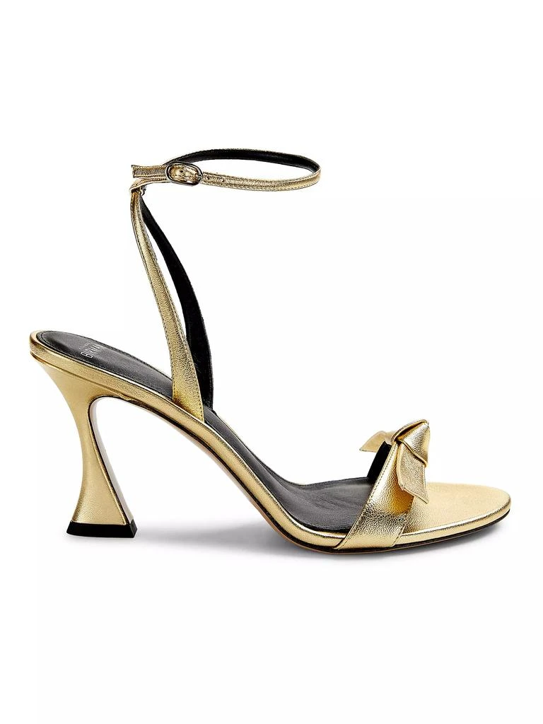 Alexandre Birman Clarita Bell 85MM Metallic Leather Sandals 1